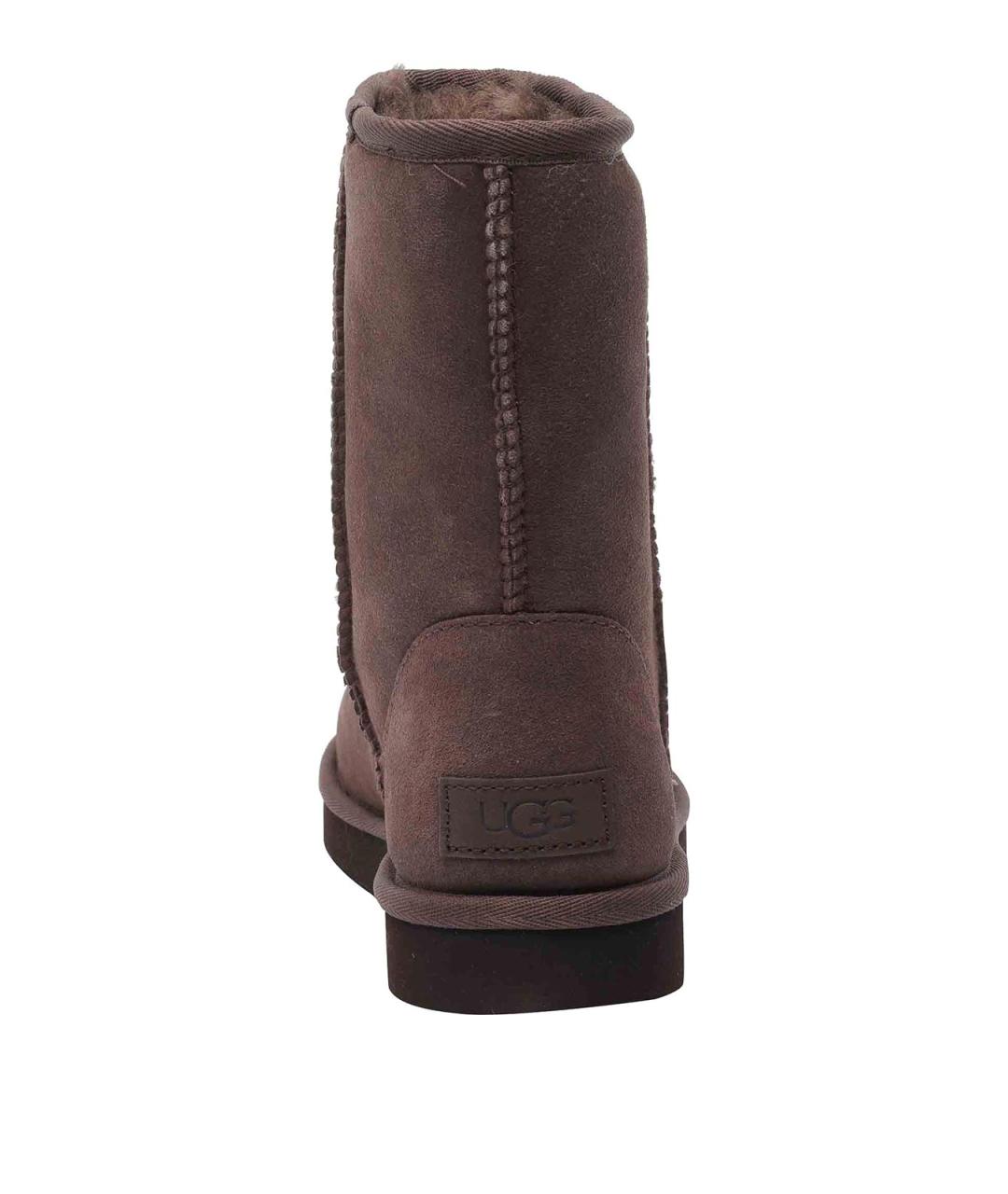 UGG Коричневые замшевые сапоги, фото 4