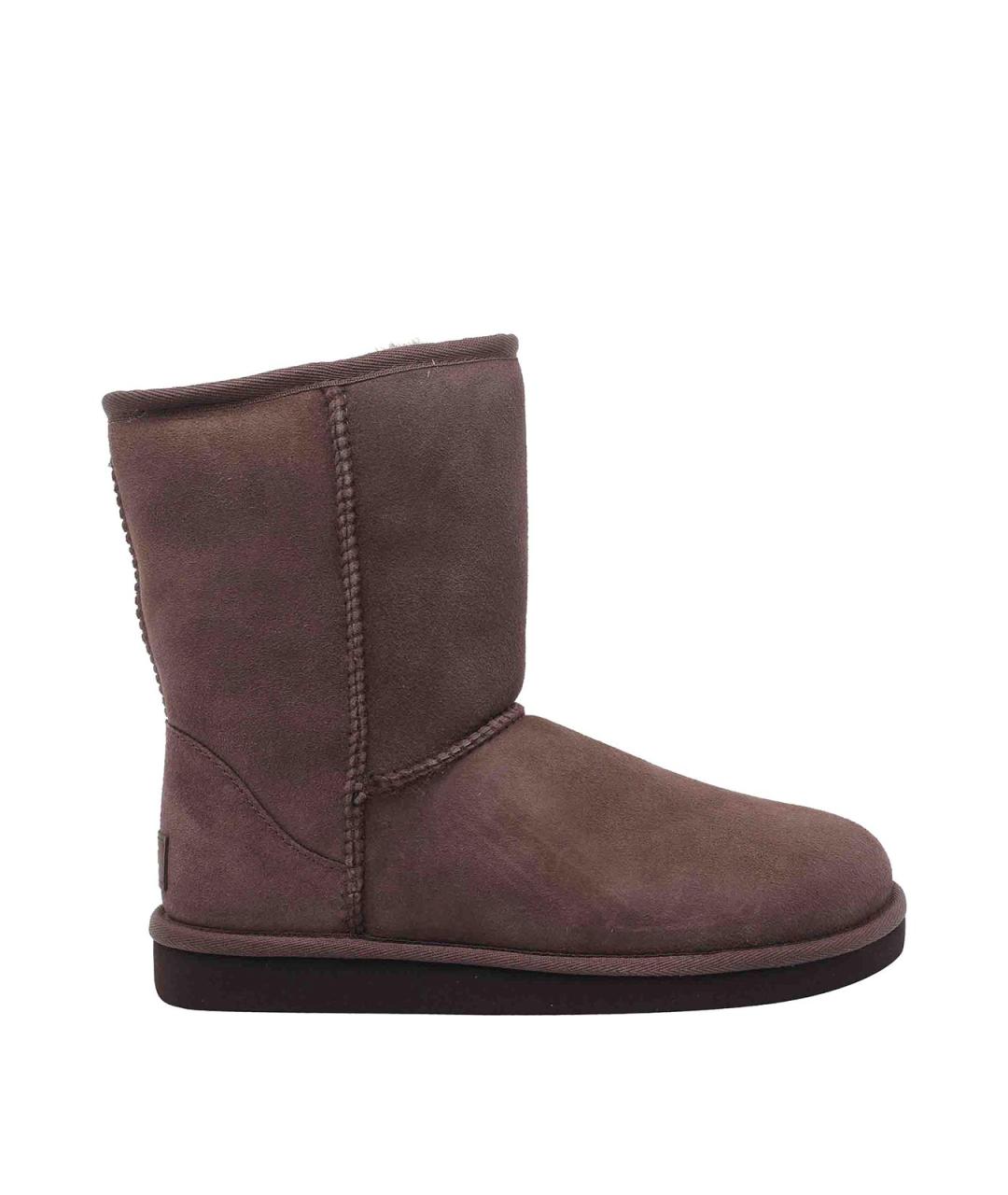 UGG Коричневые замшевые сапоги, фото 1