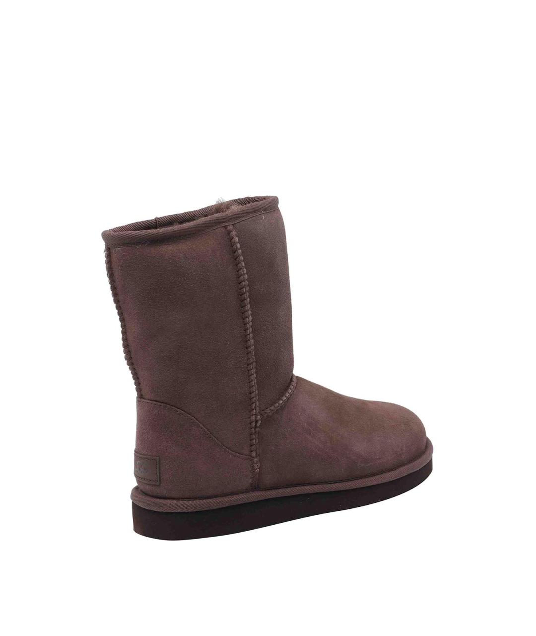 UGG Коричневые замшевые сапоги, фото 3