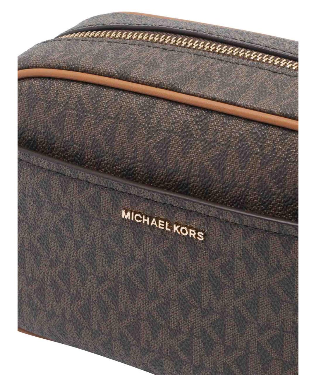MICHAEL MICHAEL KORS Коричневая сумка через плечо, фото 4
