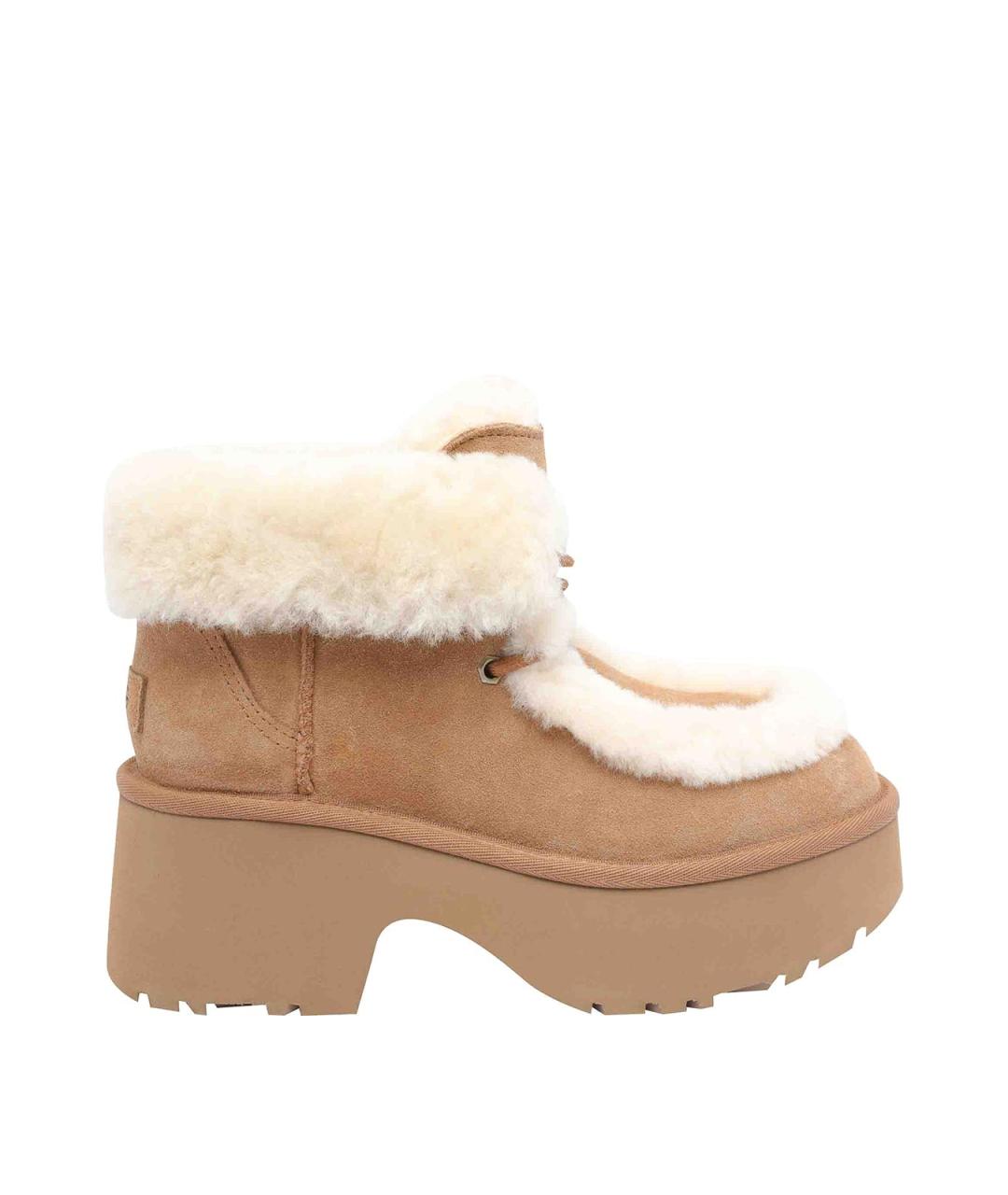 UGG Бежевые ботинки, фото 1