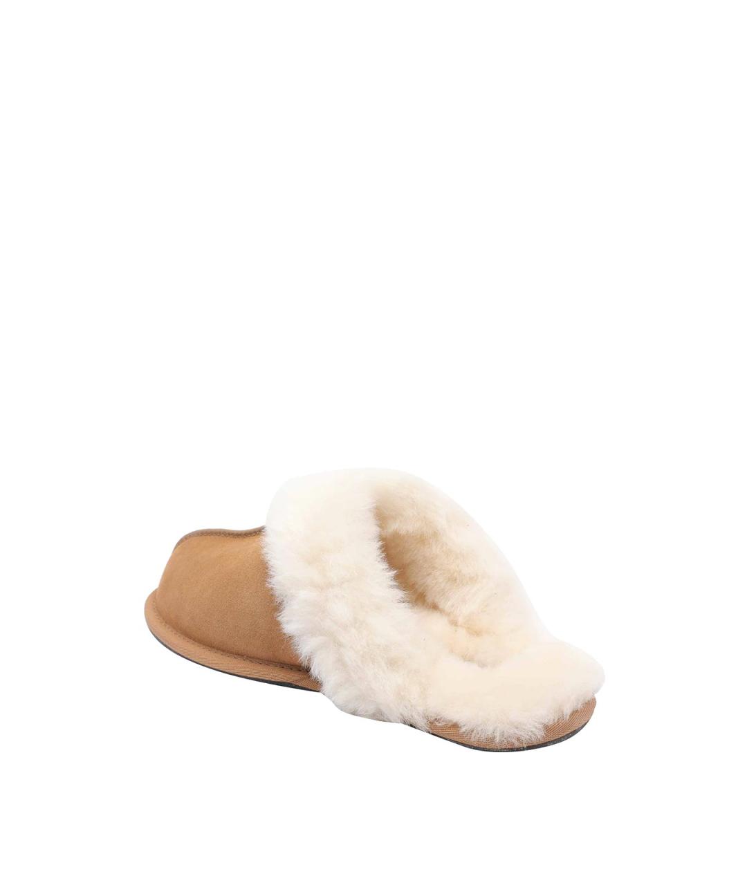UGG Коричневые замшевые мюли, фото 4