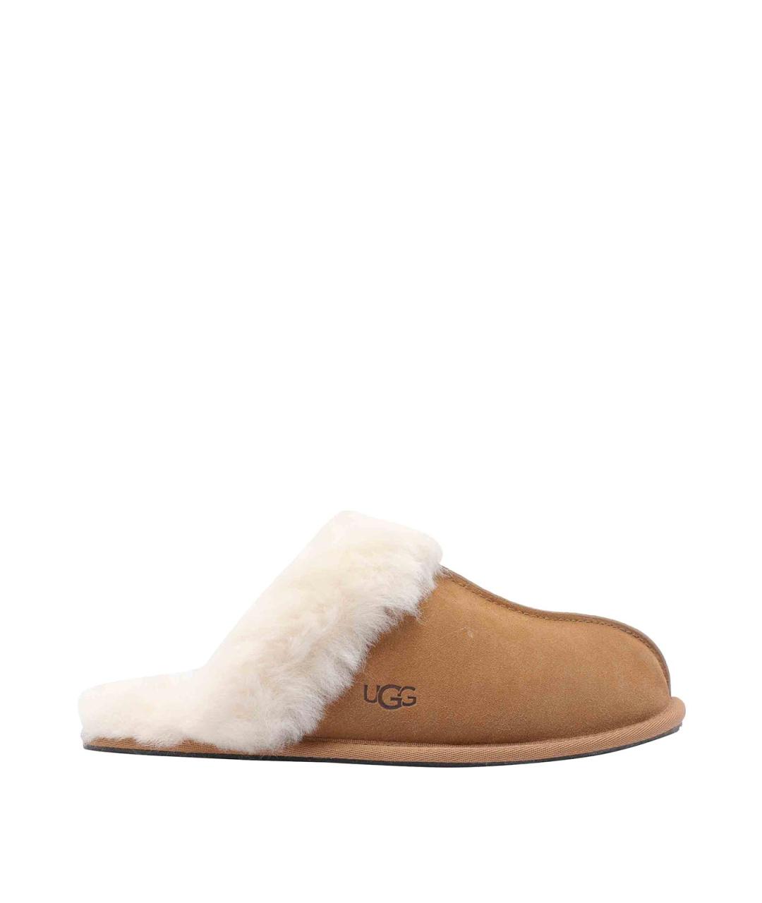 UGG Коричневые замшевые мюли, фото 1