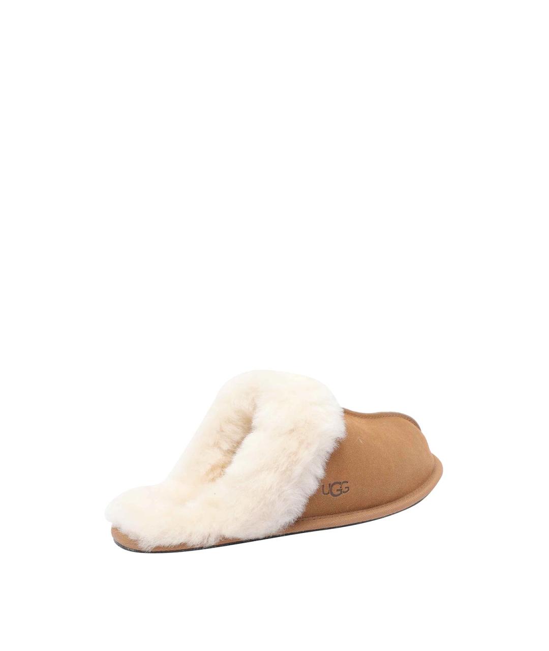 UGG Коричневые замшевые мюли, фото 3