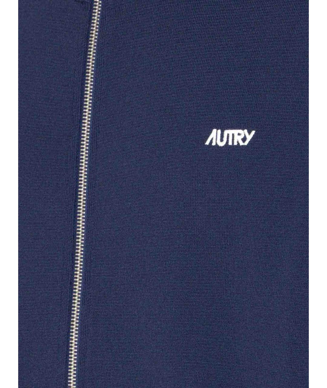 AUTRY Синяя полиамидовая куртка, фото 3
