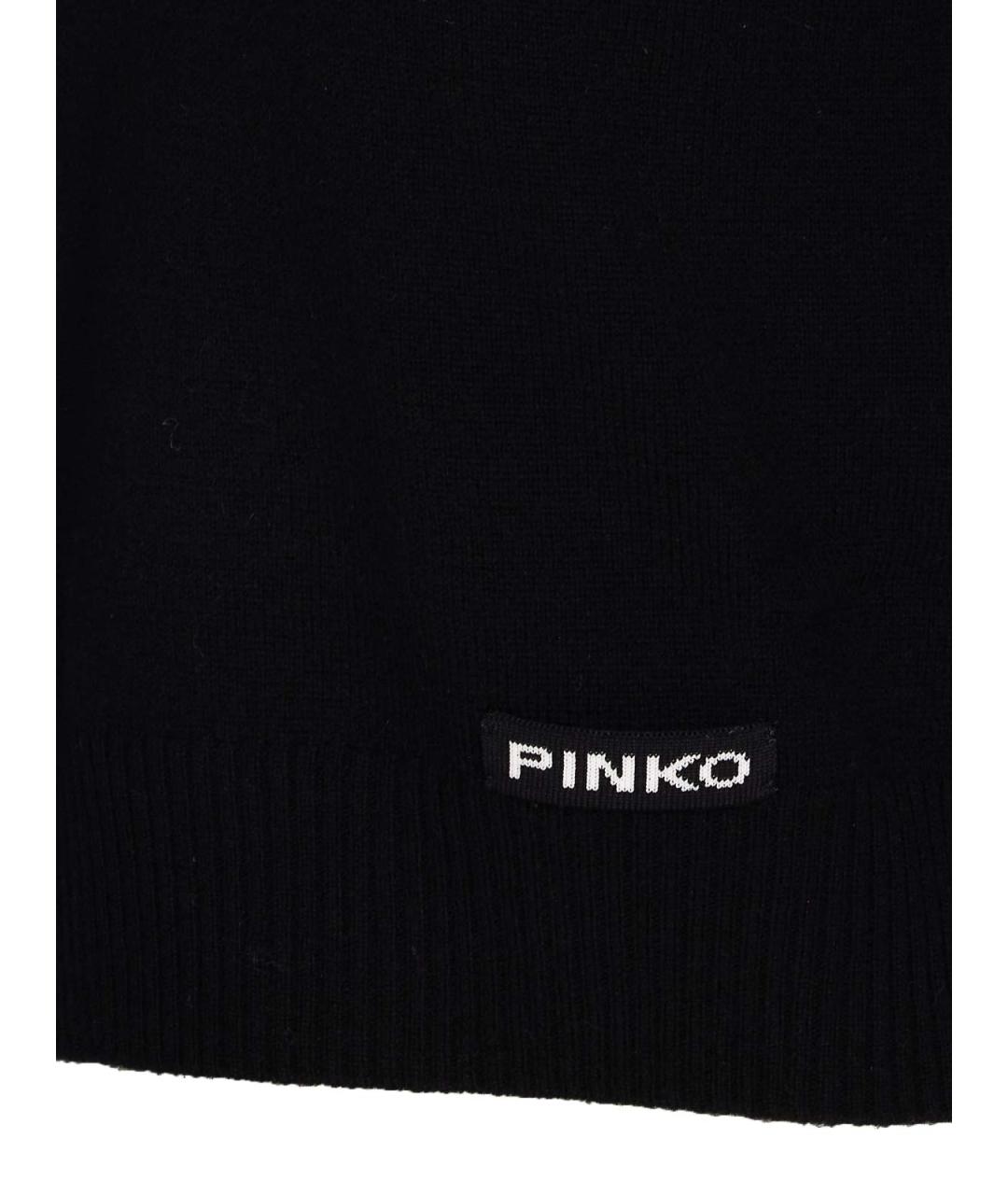 PINKO Черная шерстяная футболка, фото 3