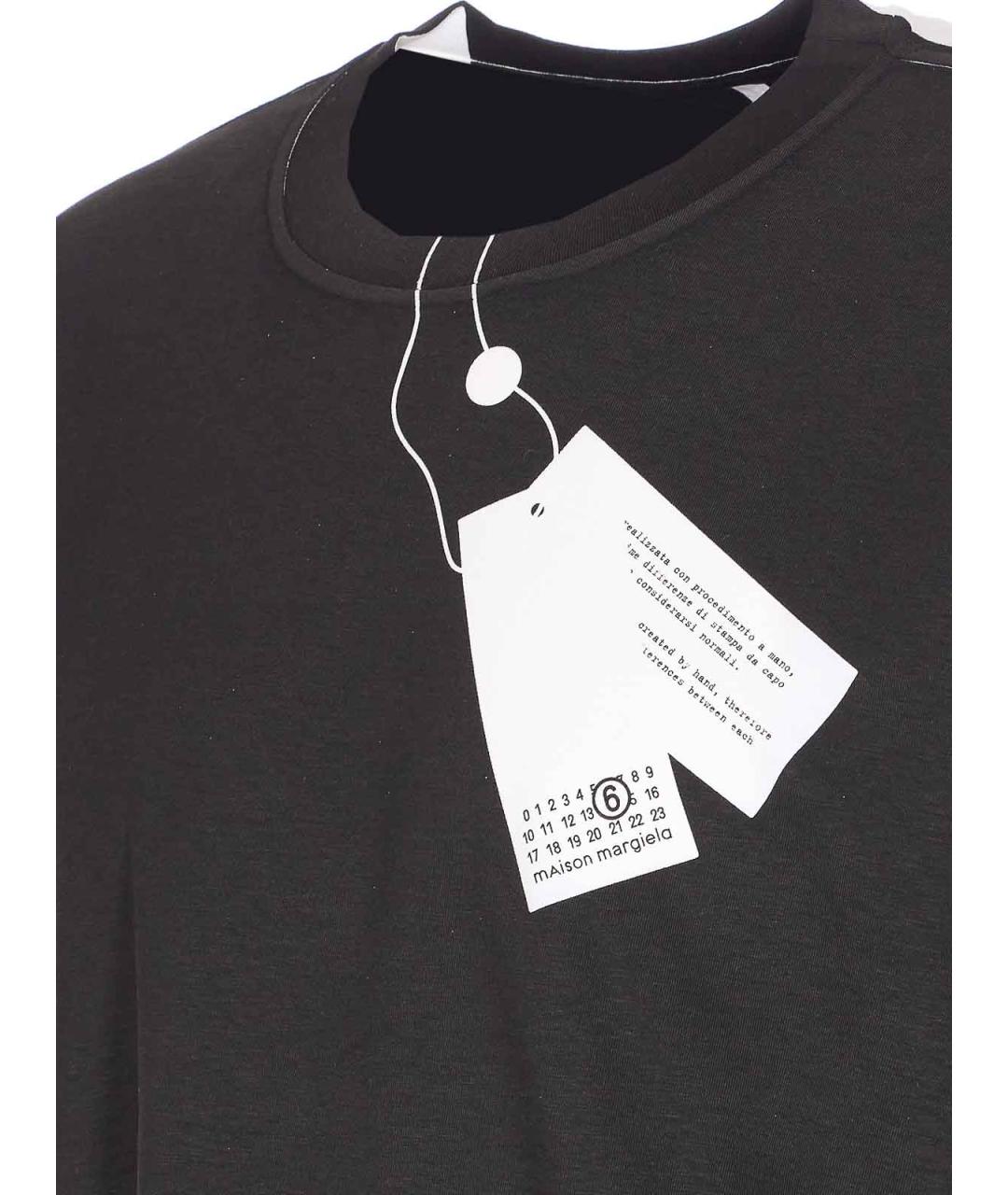 MM6 MAISON MARGIELA Мульти хлопковая футболка, фото 4