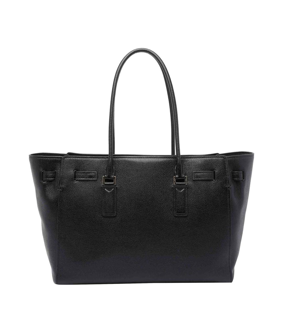 MICHAEL MICHAEL KORS Черная кожаная сумка тоут, фото 3