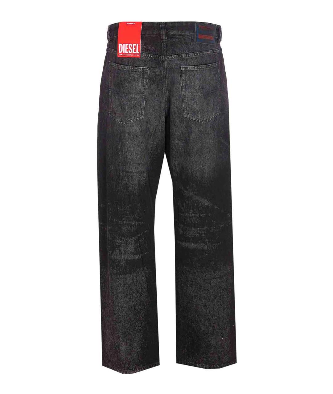 DIESEL Черные хлопковые повседневные брюки, фото 2