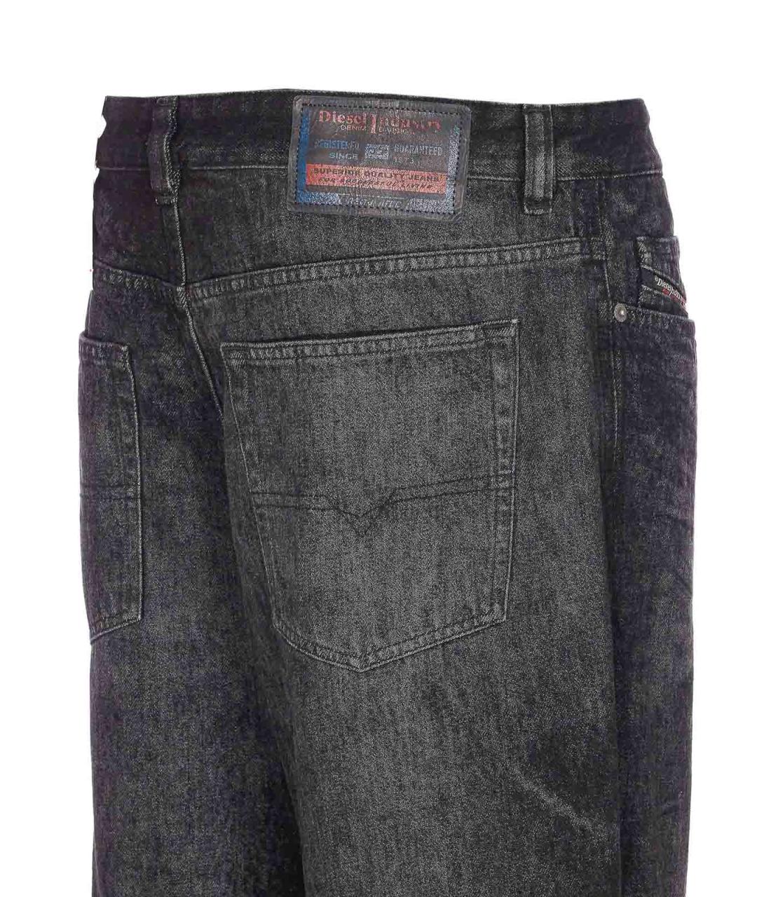 DIESEL Черные хлопковые повседневные брюки, фото 3