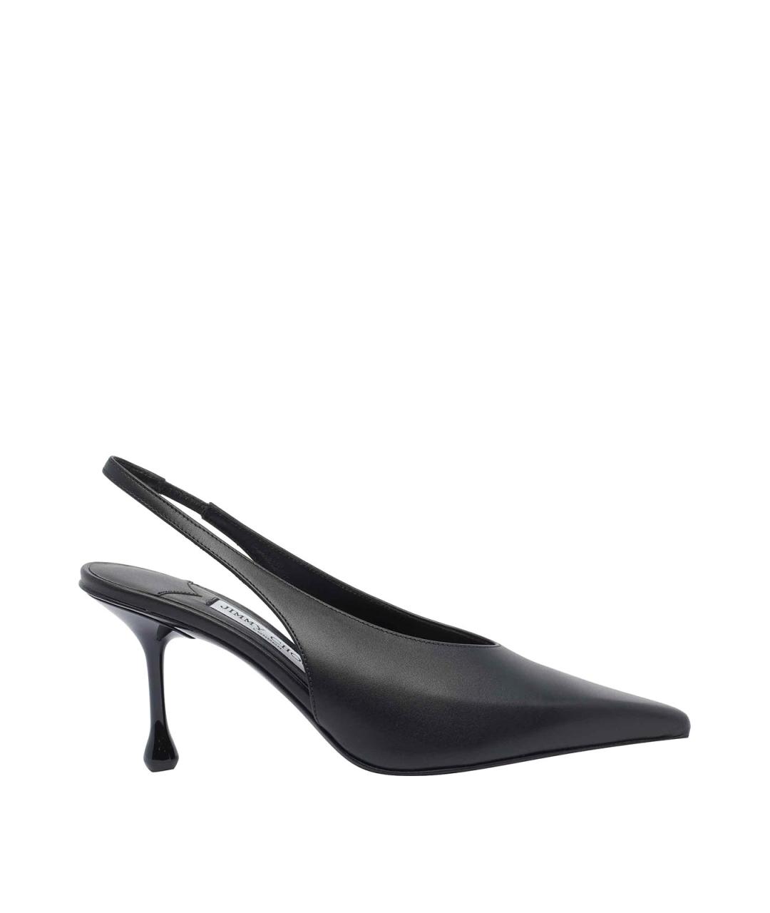 JIMMY CHOO Черные кожаные туфли, фото 1