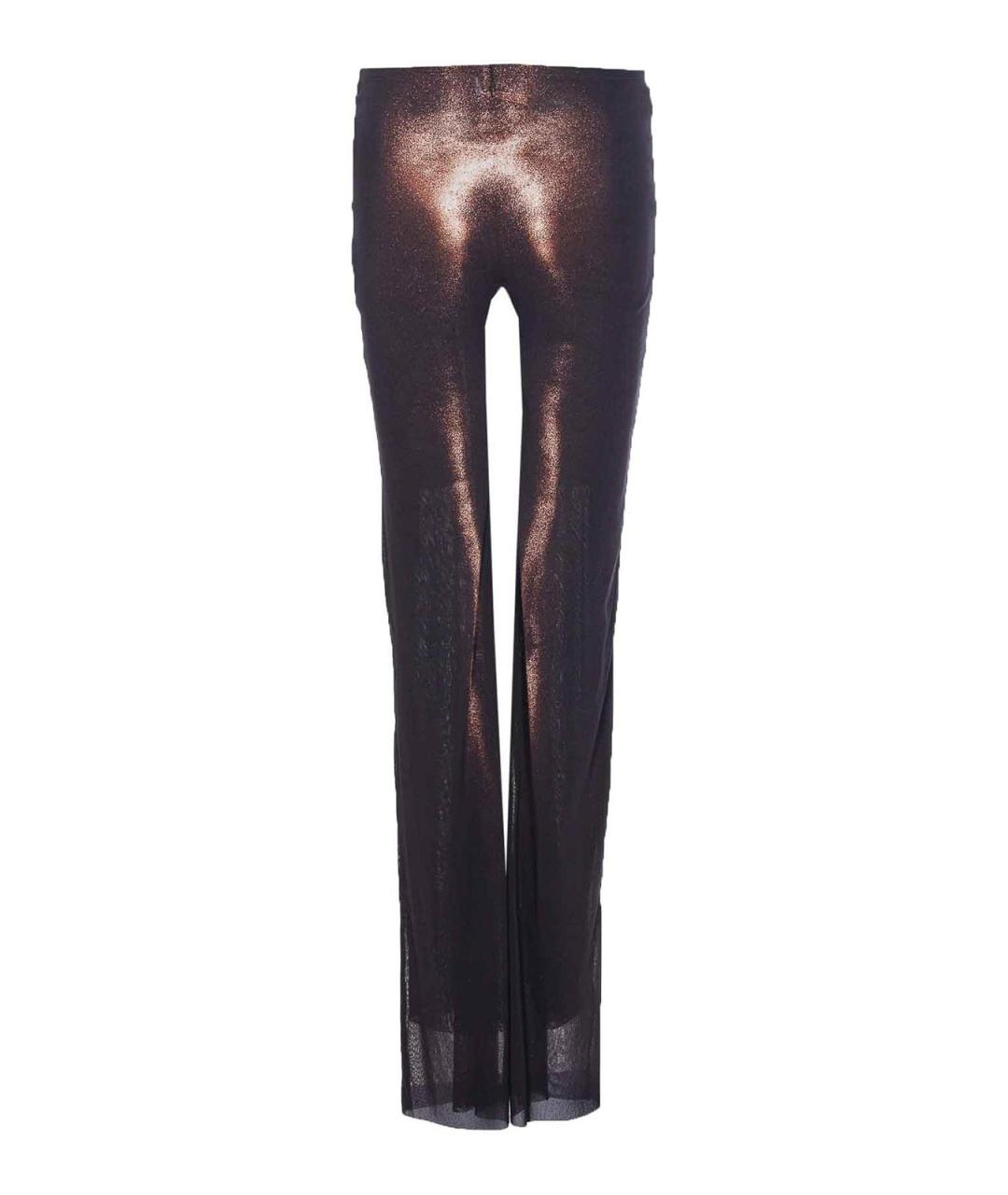 JEAN PAUL GAULTIER Черные полиамидовые брюки широкие, фото 2