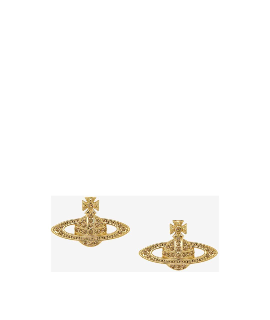 VIVIENNE WESTWOOD Золотые серьги из желтого золота, фото 1