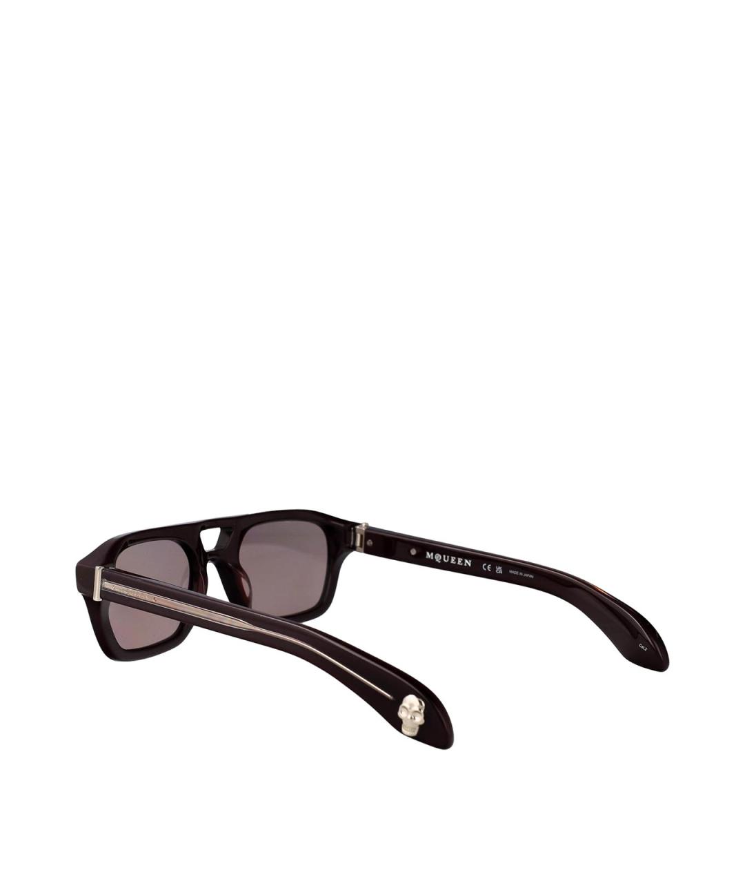 ALEXANDER MCQUEEN Фиолетовые солнцезащитные очки, фото 4