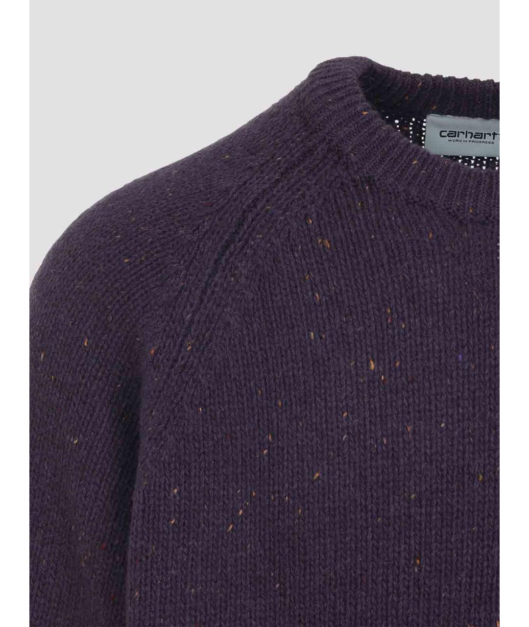CARHARTT Фиолетовый хлопковый джемпер / свитер, фото 4