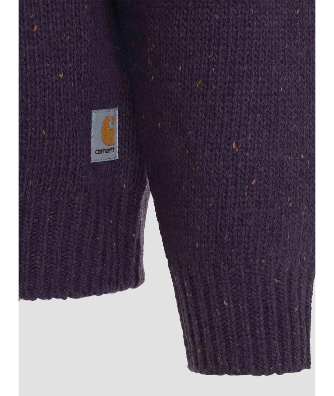 CARHARTT Фиолетовый хлопковый джемпер / свитер, фото 3