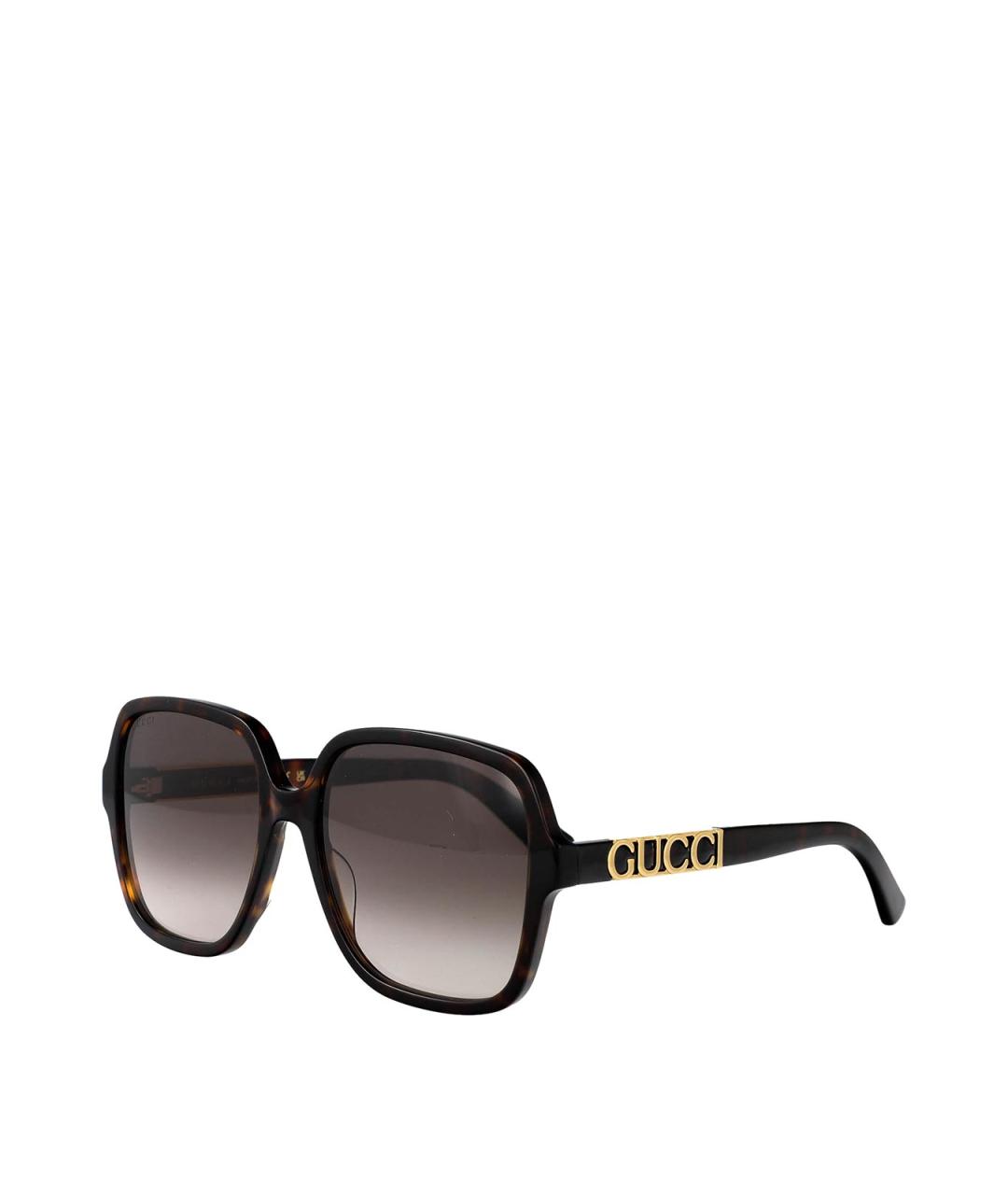 GUCCI Коричневые солнцезащитные очки, фото 2