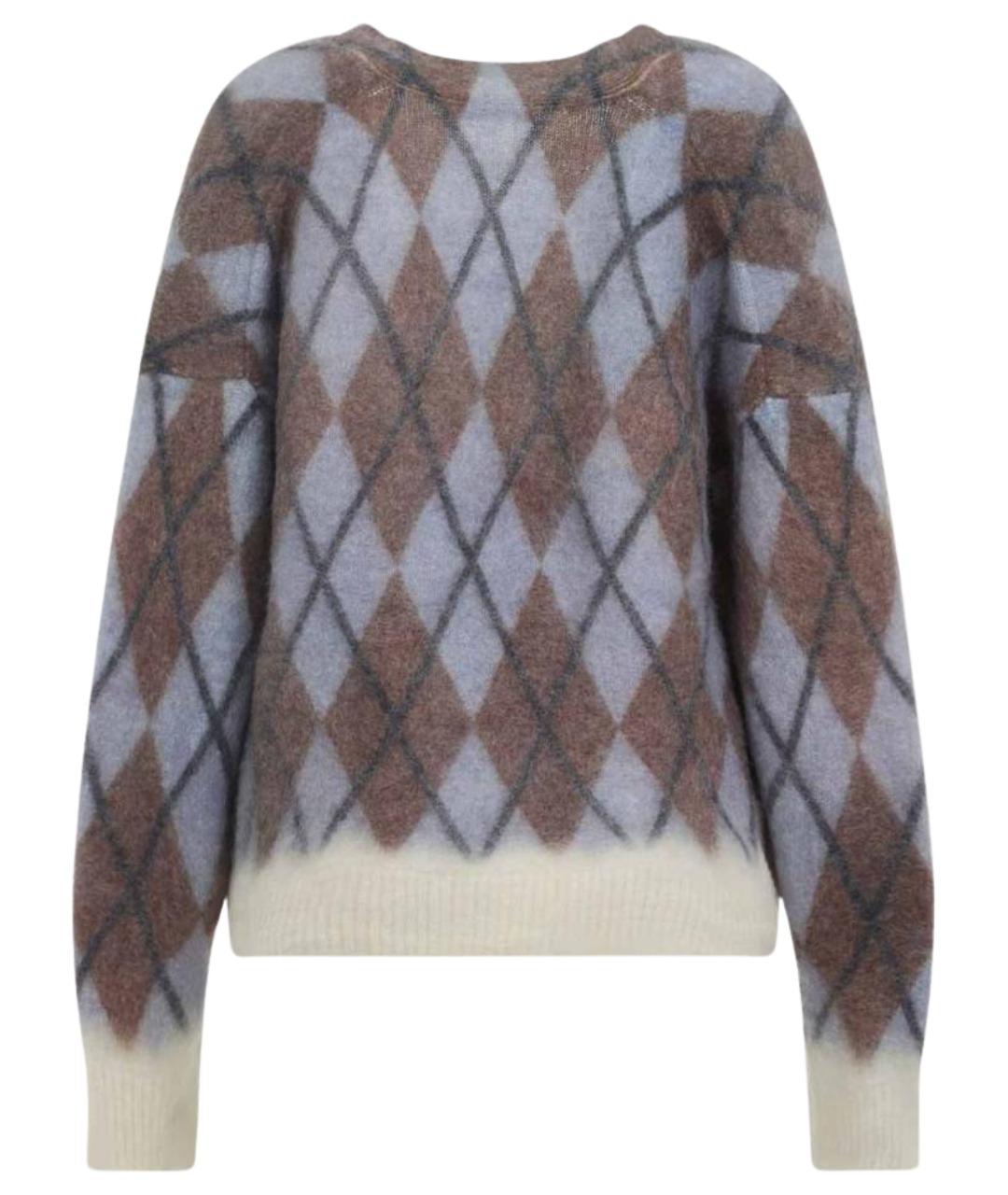 ACNE STUDIOS Мульти шерстяной кардиган, фото 2