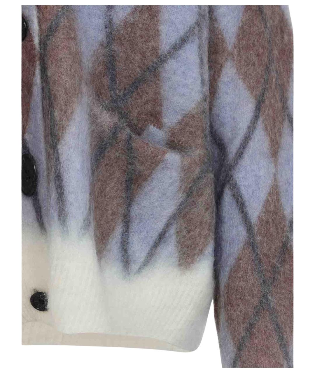 ACNE STUDIOS Мульти шерстяной кардиган, фото 3
