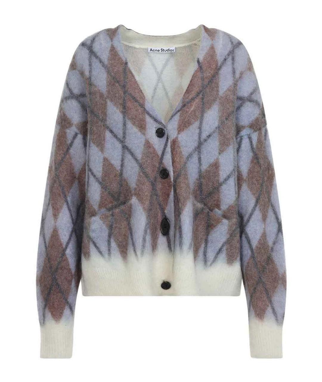 ACNE STUDIOS Мульти шерстяной кардиган, фото 1