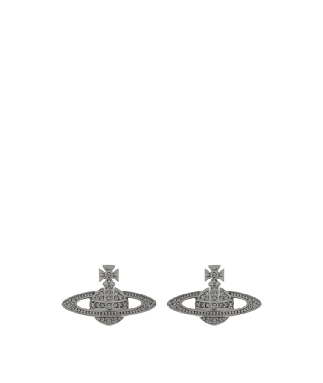 VIVIENNE WESTWOOD Серебряные металлические серьги, фото 1