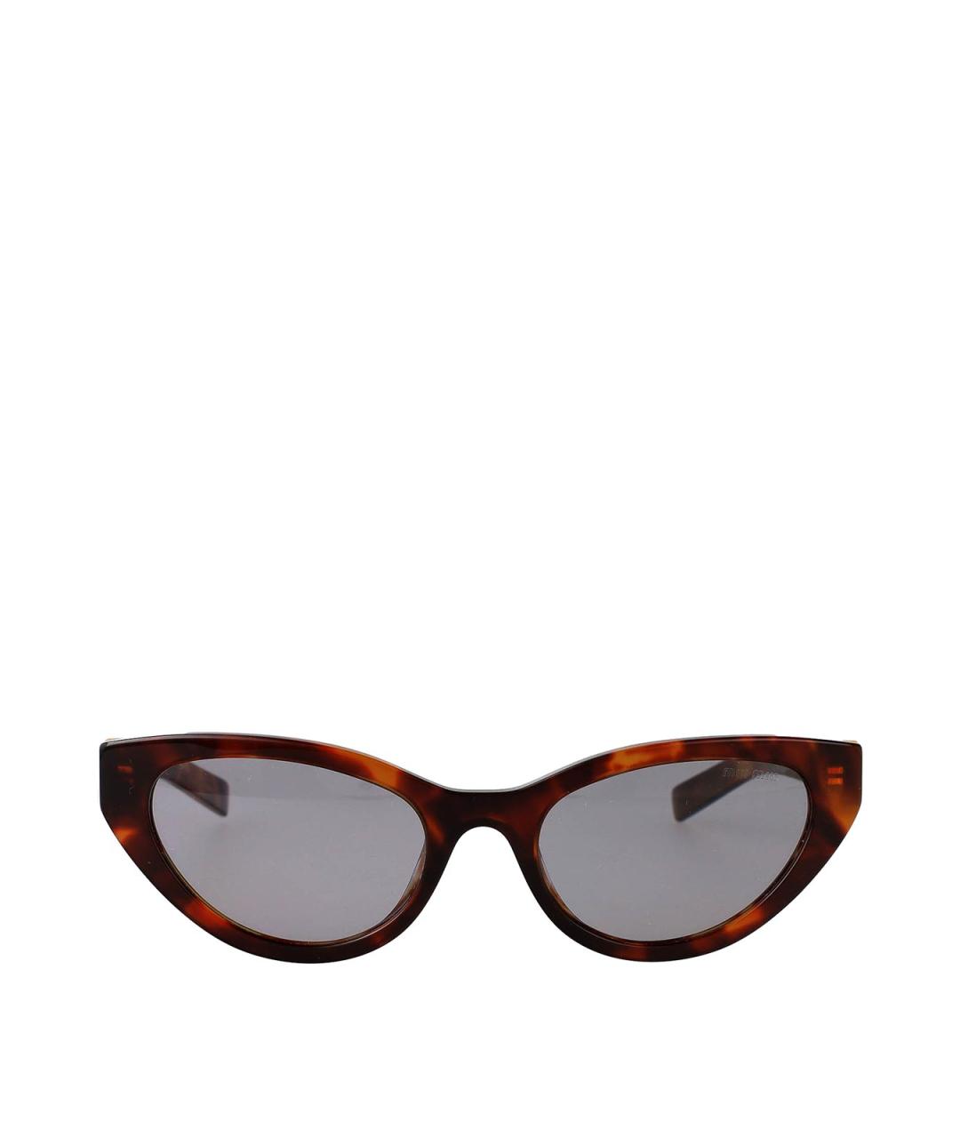 MIU MIU Коричневые солнцезащитные очки, фото 1