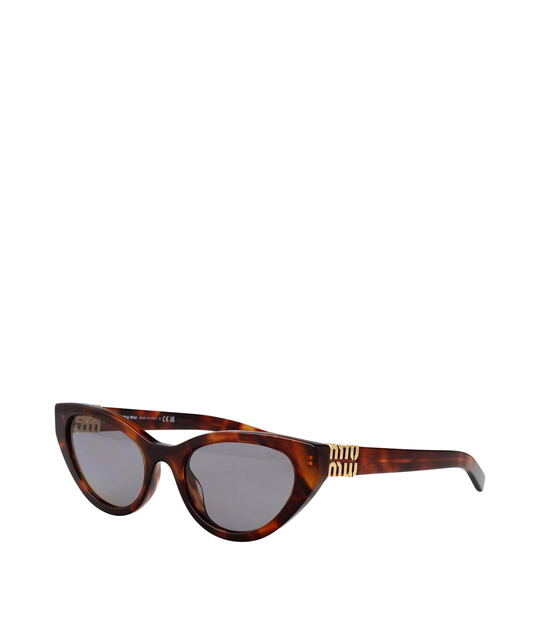 MIU MIU Коричневые солнцезащитные очки, фото 2