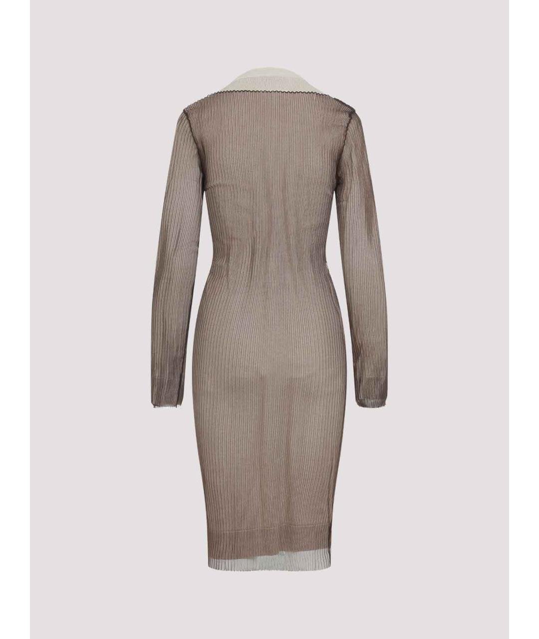 MM6 MAISON MARGIELA Бежевый шерстяной кардиган, фото 2