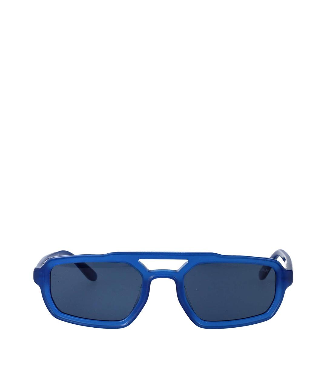 EMPORIO ARMANI Синие пластиковые солнцезащитные очки, фото 1