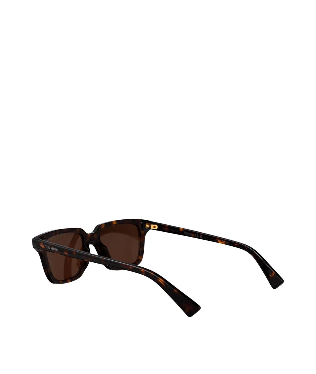 BOTTEGA VENETA Коричневые солнцезащитные очки, фото 4