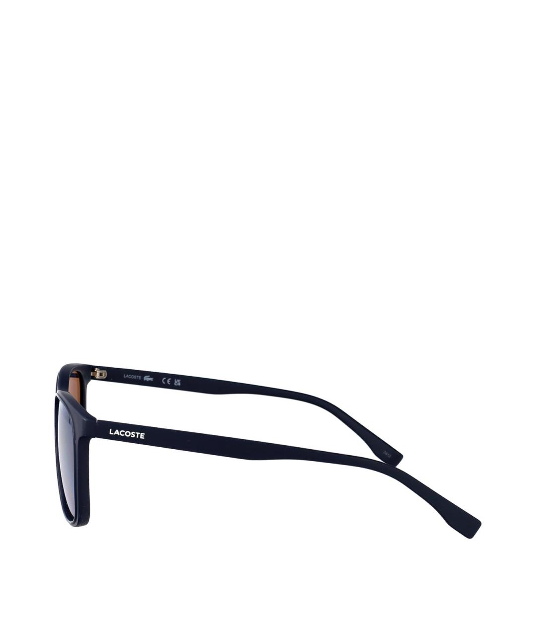 LACOSTE Синие пластиковые солнцезащитные очки, фото 3