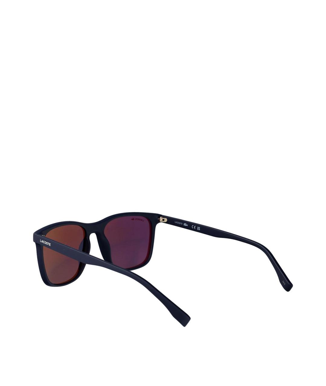 LACOSTE Синие пластиковые солнцезащитные очки, фото 4