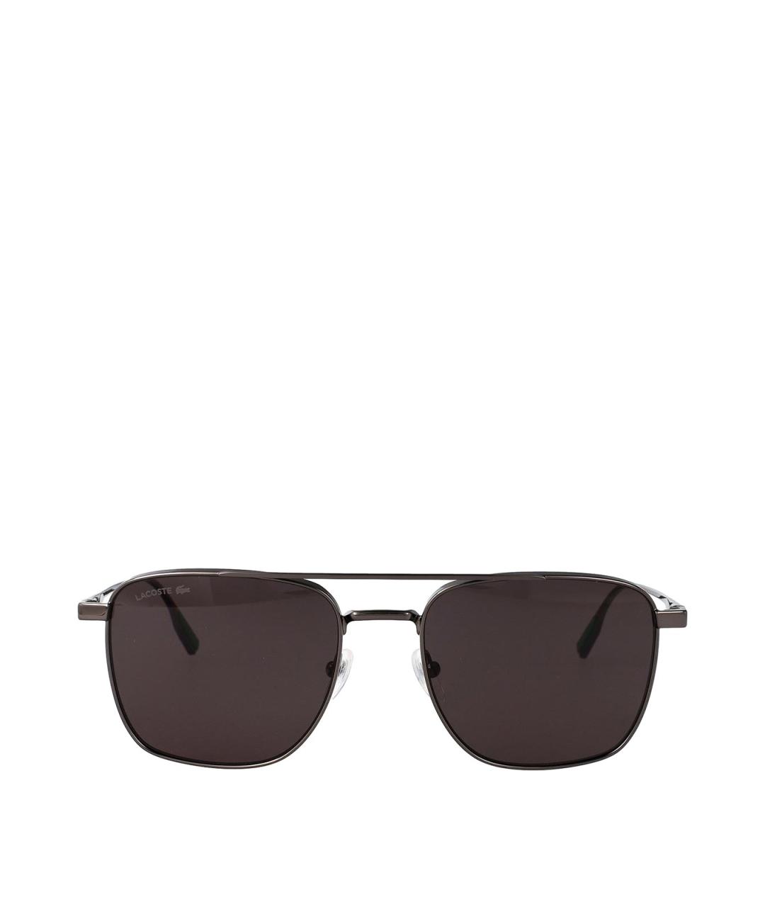 LACOSTE Серые металлические солнцезащитные очки, фото 1