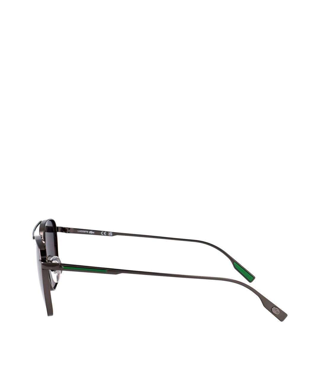 LACOSTE Серые металлические солнцезащитные очки, фото 3