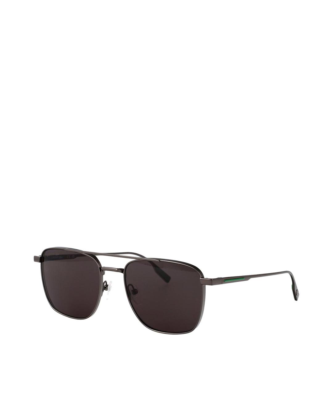 LACOSTE Серые металлические солнцезащитные очки, фото 2