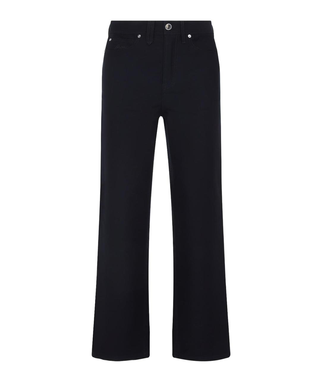 BRIONI Синие хлопковые повседневные брюки, фото 1