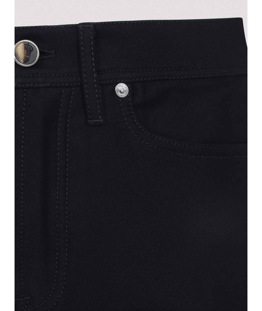 BRIONI Синие хлопковые повседневные брюки, фото 3