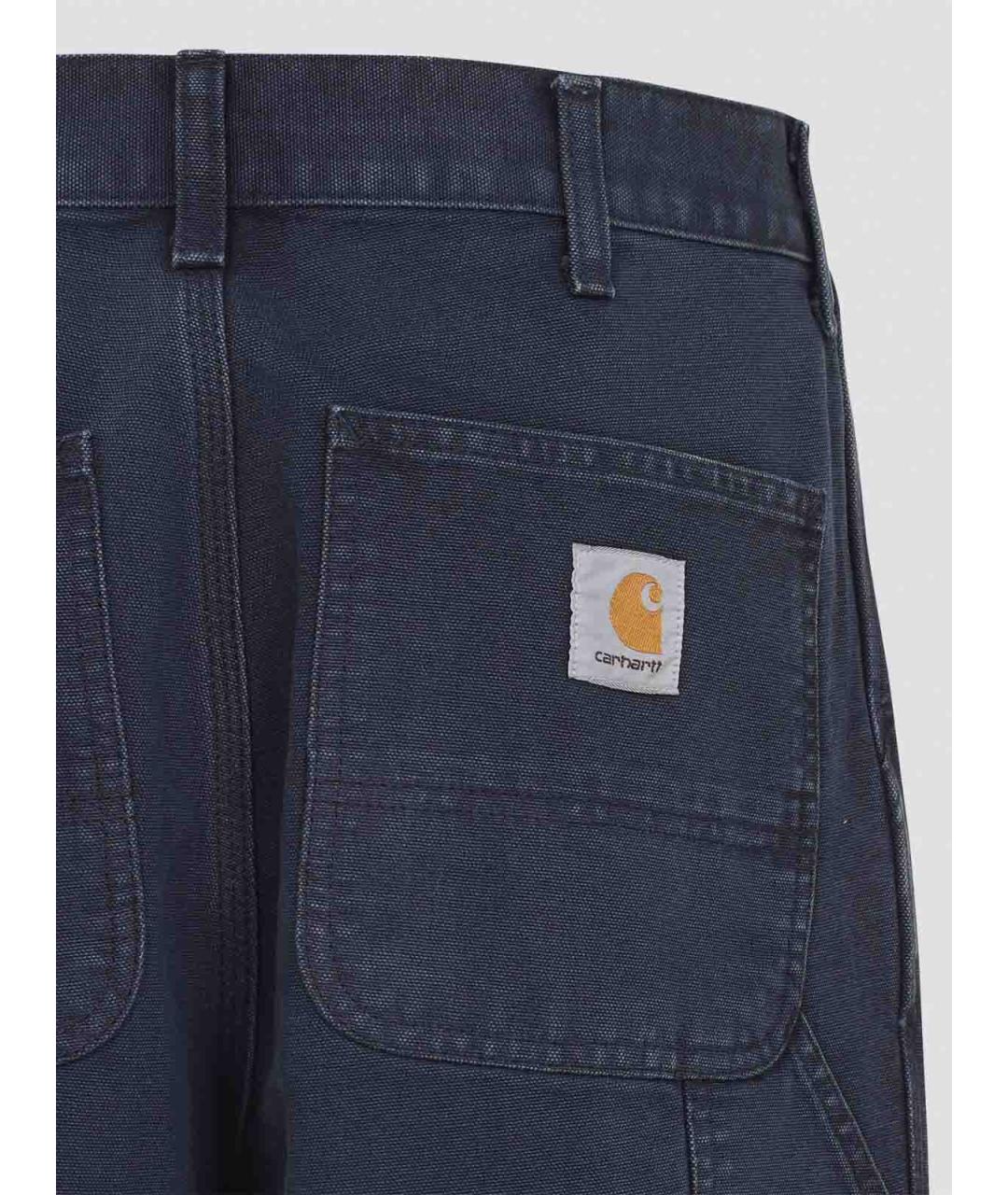 CARHARTT Синие хлопковые повседневные брюки, фото 3