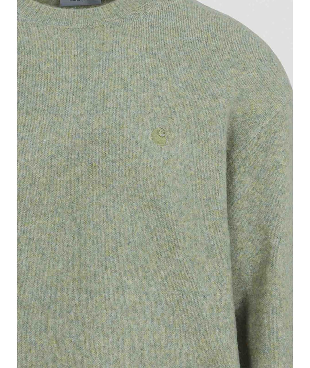 CARHARTT Зеленый полиэстеровый джемпер / свитер, фото 3