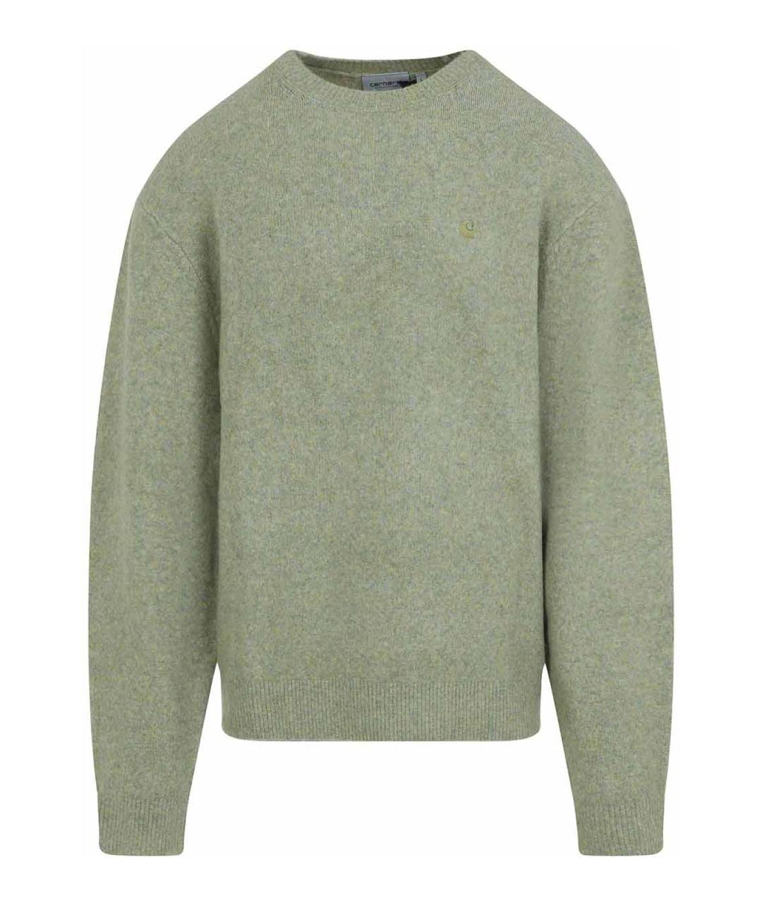 CARHARTT Зеленый полиэстеровый джемпер / свитер, фото 1
