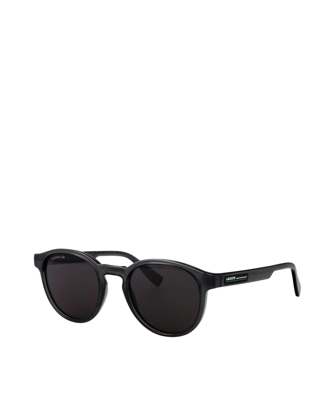 LACOSTE Антрацитовые пластиковые солнцезащитные очки, фото 2