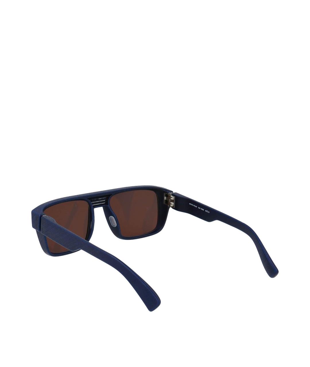 MYKITA Синие пластиковые солнцезащитные очки, фото 4