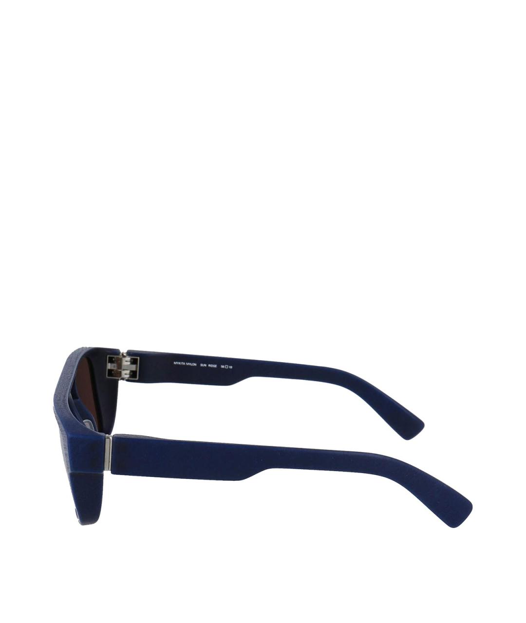 MYKITA Синие пластиковые солнцезащитные очки, фото 3