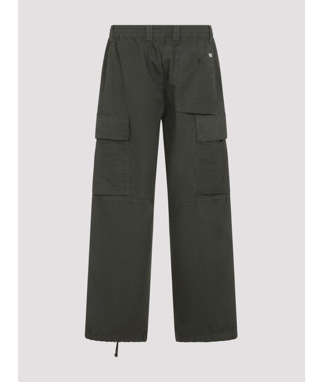 CP COMPANY Зеленые хлопковые повседневные брюки, фото 2
