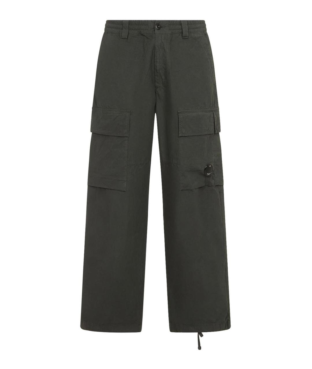 CP COMPANY Зеленые хлопковые повседневные брюки, фото 1
