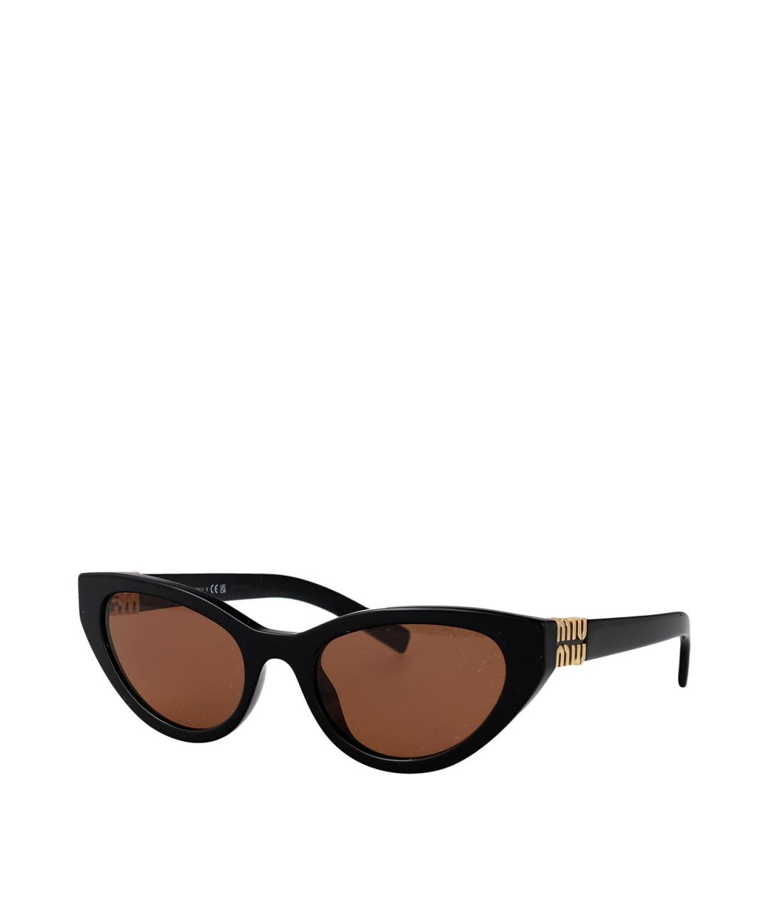 MIU MIU Черные солнцезащитные очки, фото 2