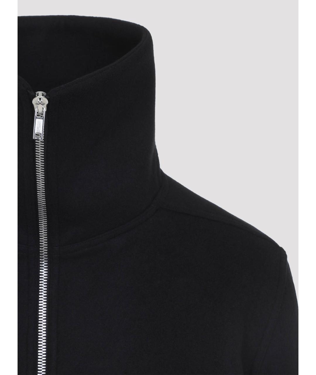RICK OWENS Черная шерстяная куртка, фото 4