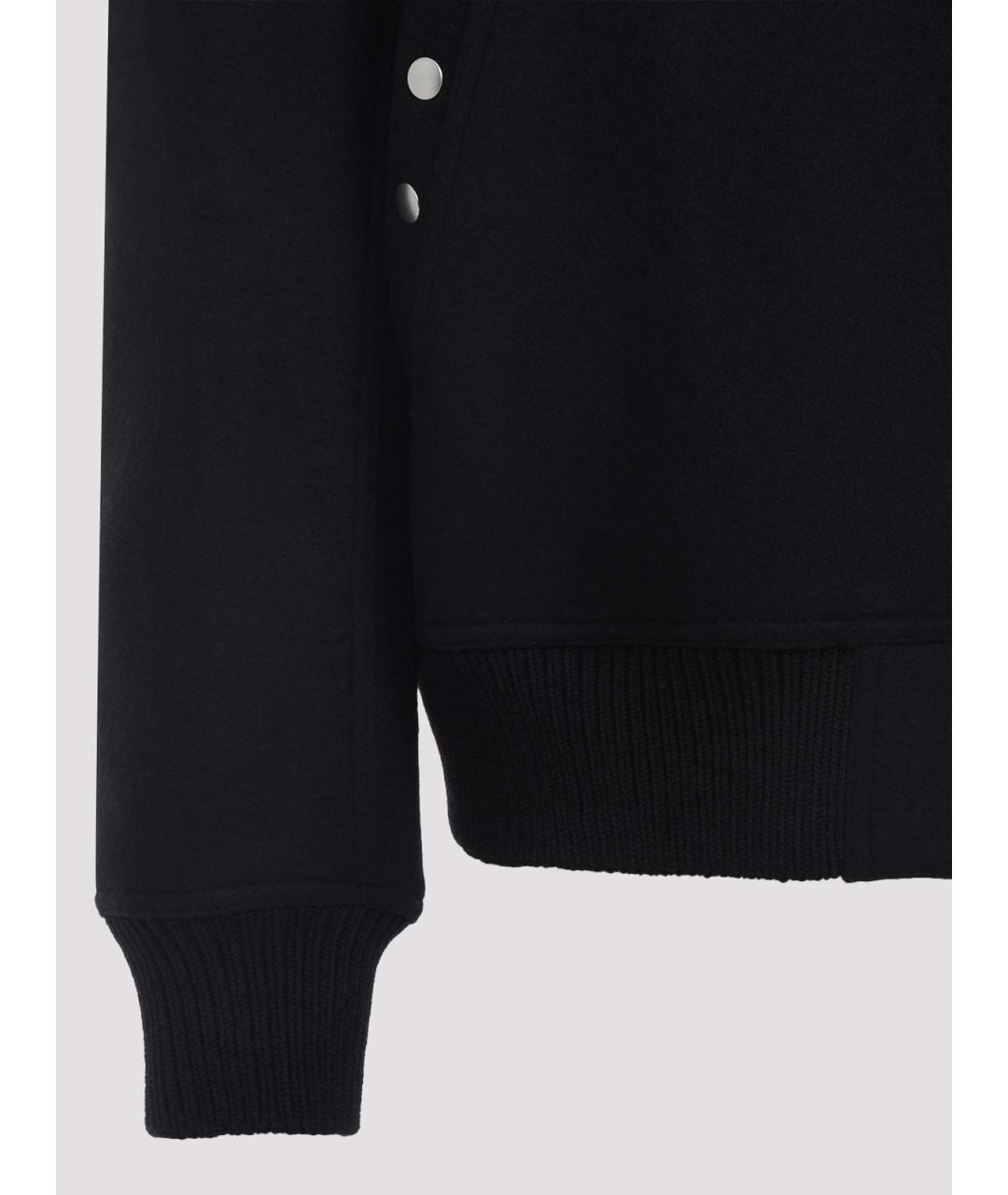 RICK OWENS Черная шерстяная куртка, фото 3