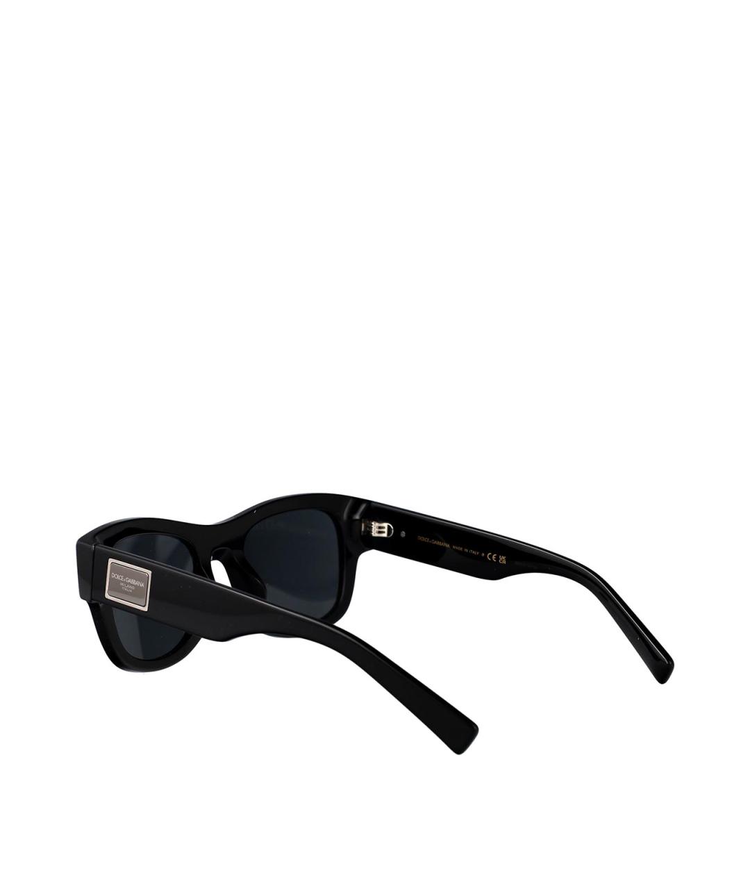 DOLCE&GABBANA Черные солнцезащитные очки, фото 4