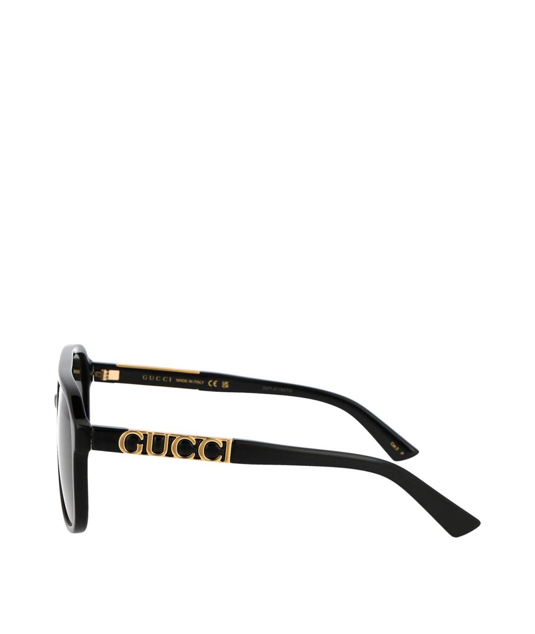 GUCCI Черные солнцезащитные очки, фото 3